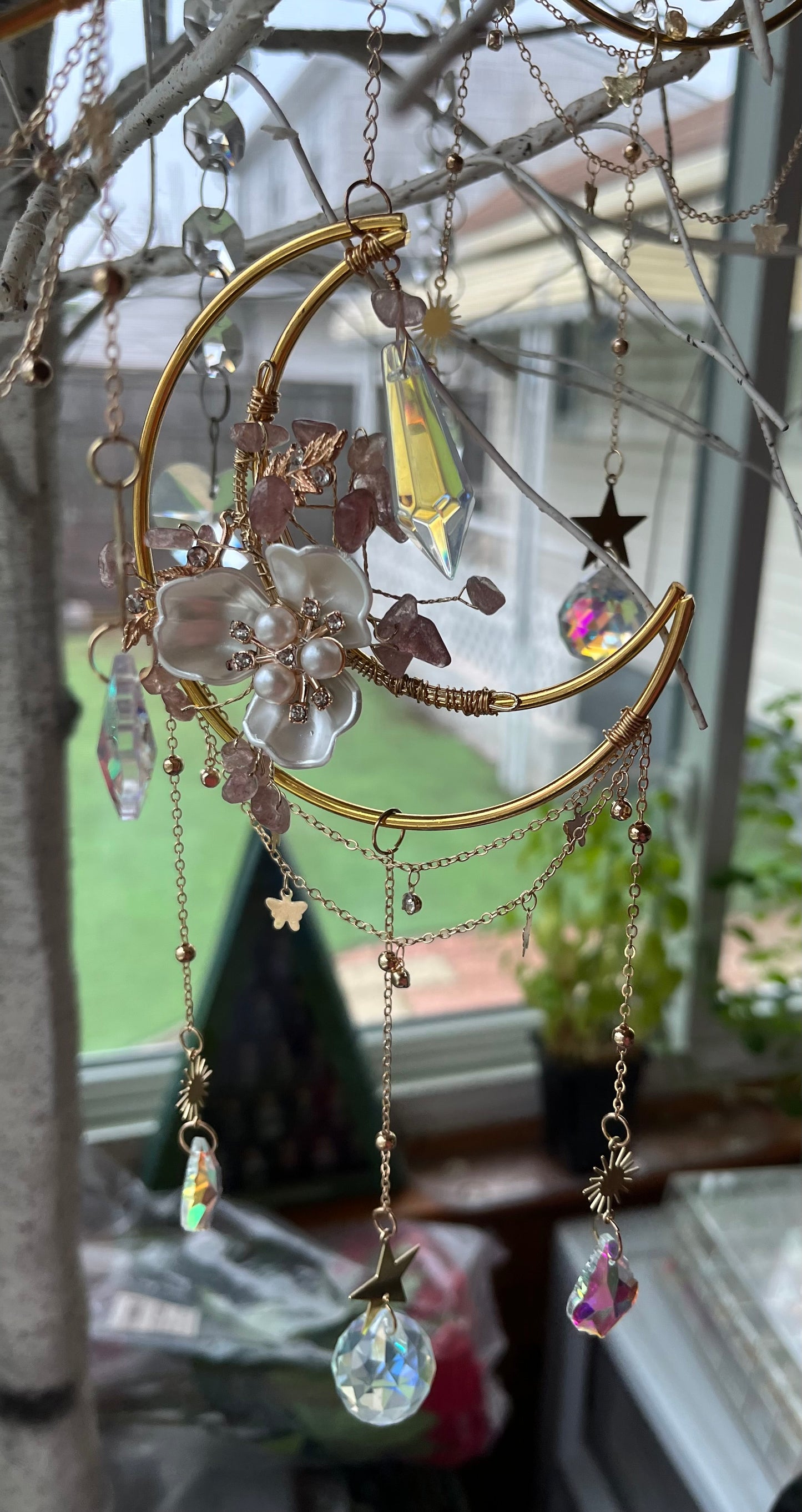 Moon/Flower Suncatcher